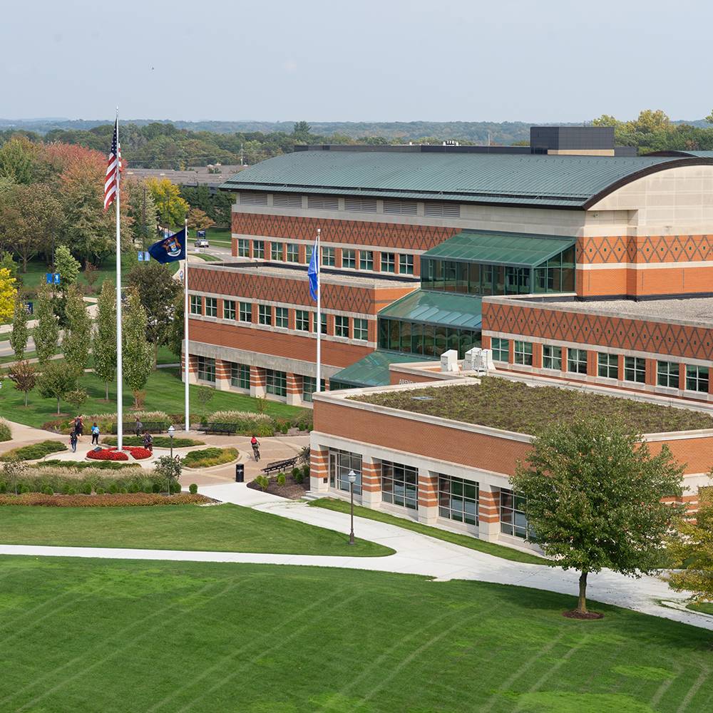 The student services building